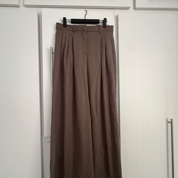 Zara Pants - Zara Women's Wide Leg Brown Pants